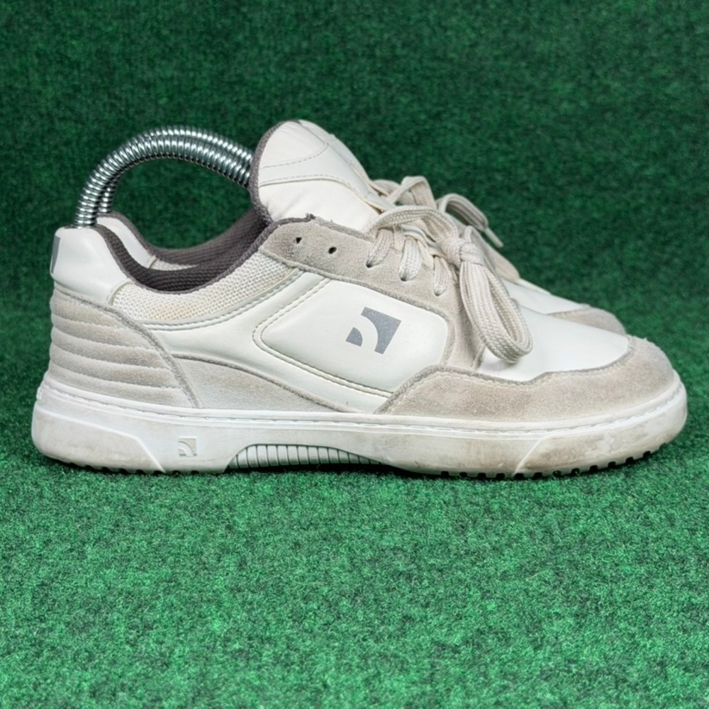 Barebarics Urban Barefoot Sneakers Womens 5 White Grey Leather Suede EU 36 - Picture 2 of 9